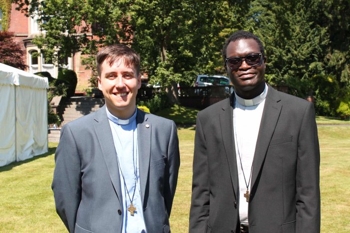 Bro Steven Lloyd SDB and Bro Godwill Togbe SDB who recently made their final profession of Vows as Salesians of Don Bosco.