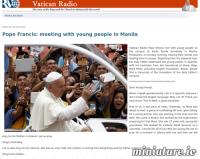 Pope Francis To Young People In The Philippines