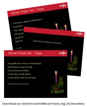 Advent 2017 Assemblies For Secondary & Youth Groups From Missio