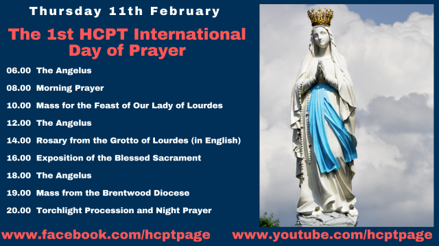 Join Hcpt’s International Day Of Prayer, 11 February