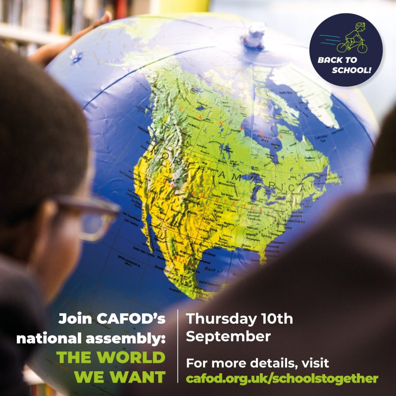 The World We Want – Cafod Online National Assemblies For Primary & Secondary