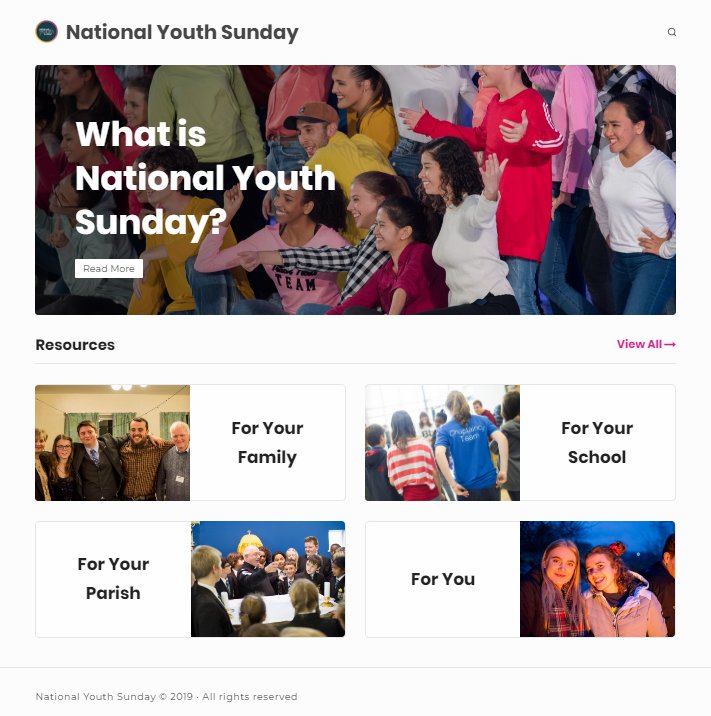 Resources For National Youth Sunday 2019