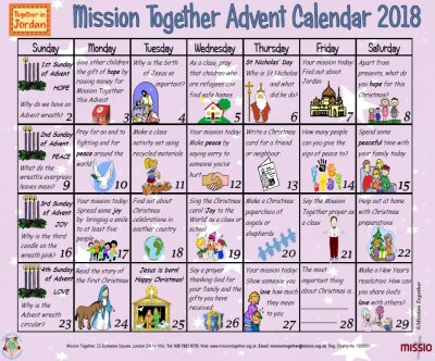 Mission Together Advent 2018 Resources
