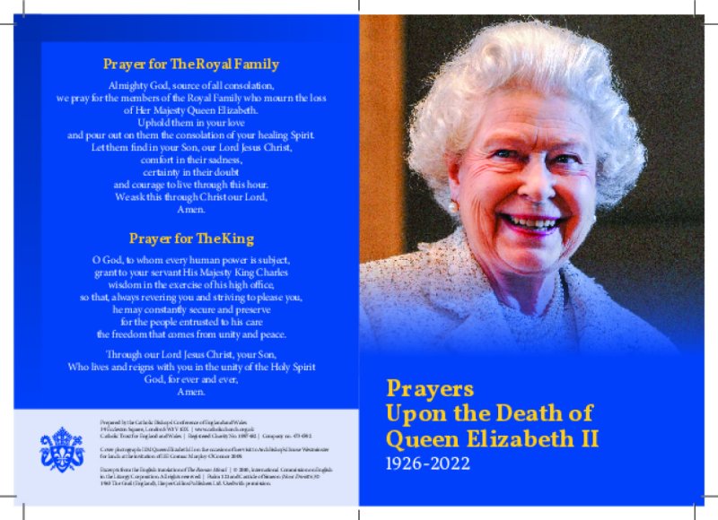 Prayers for Queen Elizabeth II - RIP